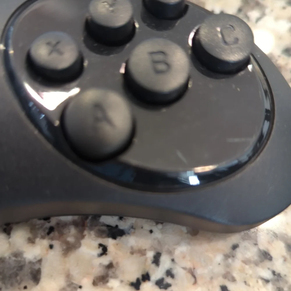 Set Of 2 Wired Controllers For Genesis Classic Game Console six button - Picture 6 of 7